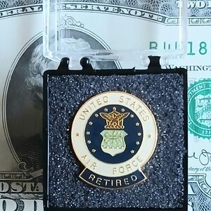 U.S. Air Force Retired Lapel Pin